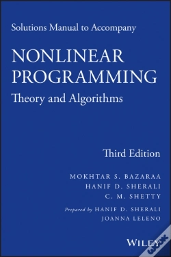 Capa do artigo Solutions Manual To Accompany Nonlinear Programming