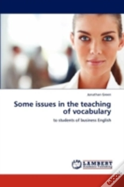 Capa do artigo Some Issues In The Teaching Of Vocabulary