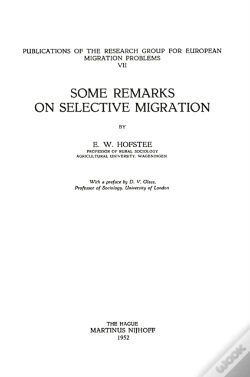 Capa do artigo Some Remarks On Selective Migration