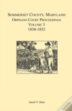 Capa do artigo Somerset County, Maryland, Orphans Court
