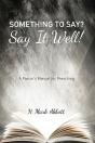 Something To Say? Say It Well! - Preview