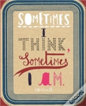 Capa do artigo Sometimes I Think, Sometimes I Am