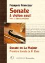 Sonate À Violon Seul Avec La Base Continue - Preview