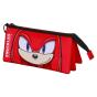 Sonic The Hedgehog - SEGA Knuckles Sight Estojo Triplo, Vermelha - Preview