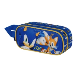 Capa do artigo Sonic The Hedgehog - SEGA Tails Estojo Duplo 3D, Azul