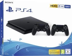 Capa do artigo Sony PlayStation 4 PS4 Slim Black 500GB + Comando Extra DualShock 4