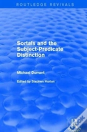 Capa do artigo Sortals And The Subject-Predicate Distinction (2001)