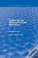 Sortals And The Subject-Predicate Distinction (2001)