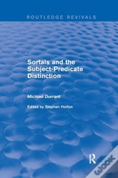 Sortals And The Subject-Predicate Distinction (2001)