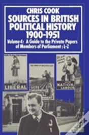 Capa do artigo Sources In British Political History 1900-1951