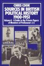 Sources In British Political History 1900-1951 - Preview
