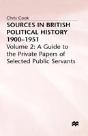 Sources In British Political History, 1900-1951 - Preview
