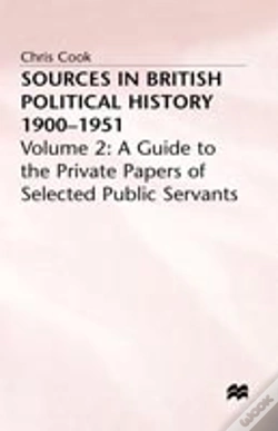 Capa do artigo Sources In British Political History, 1900-1951