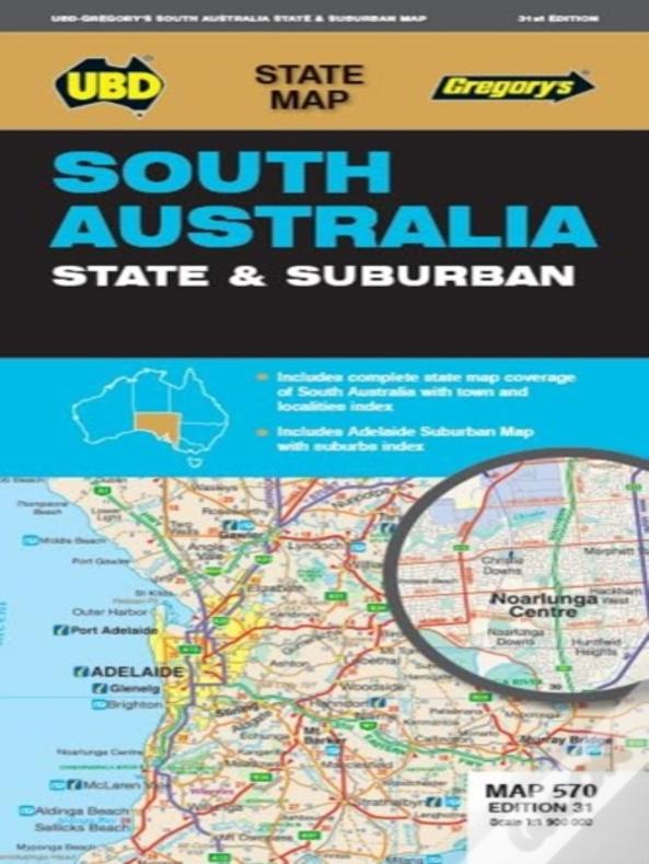 South Australia State & Suburban Map 570 31st Ed