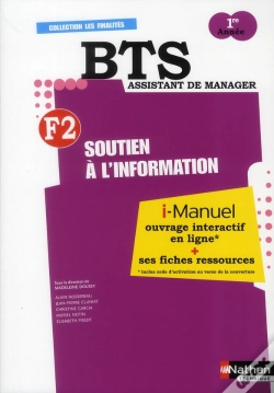 Capa do artigo Soutien A L'Information Bts 1 Finalite 2 Licence Numerique Eleve I-Manuel+ Fiches Ressources