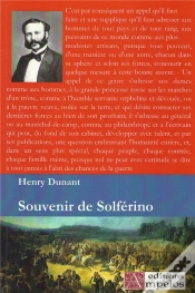 Capa do artigo Souvenir De Solferino