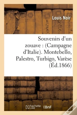 Capa do artigo Souvenirs D Un Zouave Edition 1866