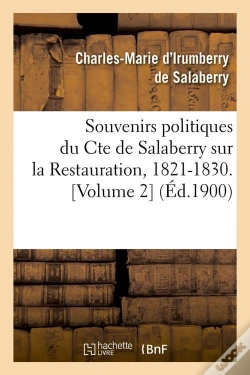 Capa do artigo Souvenirs Du Cte De Salaberry V2 Edition 1900