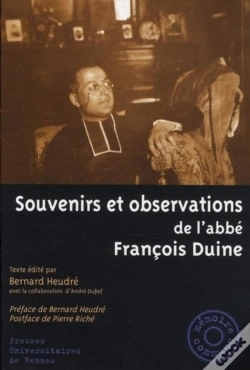 Capa do artigo Souvenirs Et Observations De L'Abbé François Duine