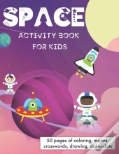 Space Activity Book For Kids
