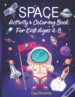 Capa do artigo Space Activity & Coloring Book For Kids Ages 4-8