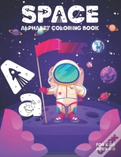 Capa do artigo Space Alphabet Coloring Book For Kids Ages 4-8