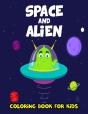 Space And Alien Coloring Book For Kids - Preview