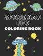 Space And Ufo Coloring Book - Preview