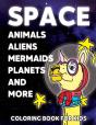 Space Animals Coloring Book For Kids - Preview