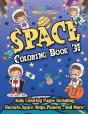 Space Coloring Book 3! Kids Coloring Pages Including Rockets,Space Ships,Planets , And More! - Preview
