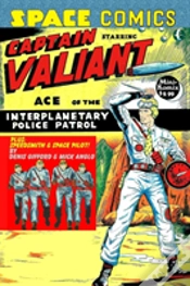 Capa do artigo Space Comics Starring Captain Valiant