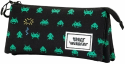 Capa do artigo Space Invaders Army Estojo Triplo ECO, Preta