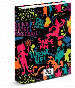Capa do artigo Space Jam 2: A New Legacy Tune Squad Pasta de 4 Anéis, Multicolorido