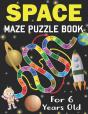 Space Maze Puzzle Book For 6 Years Old - Preview