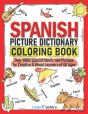 Spanish Picture Dictionary Coloring Book - Preview