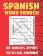 Spanish Word Search Large Print - Preview