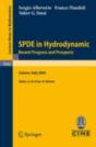 Spde In Hydrodynamics: Recent Progress And Prospects - Preview