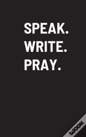 Capa do artigo Speak. Write. Pray.