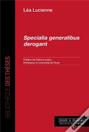 Capa do artigo Specialia Generalibus Derogant