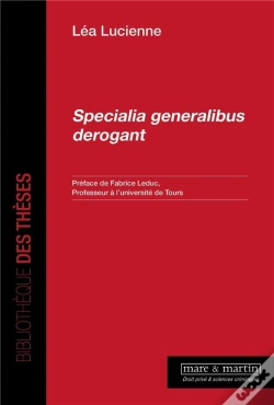 Capa do artigo Specialia Generalibus Derogant