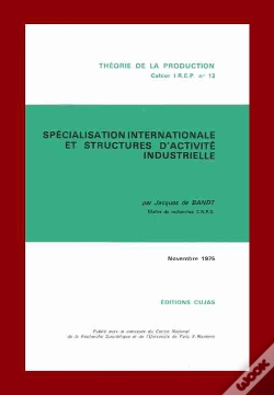 Capa do artigo Spécialisation Internationale Et Structures D'Activité Industrielle