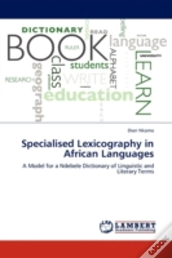 Capa do artigo Specialised Lexicography In African Languages