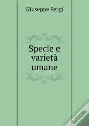Capa do artigo Specie E Varieta Umane