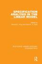 Specification Analysis In The Linear Model - Preview