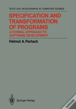 Capa do artigo Specification And Transformation Of Programs