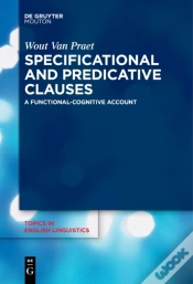 Capa do artigo Specificational And Predicative Clauses