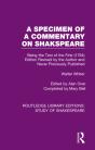 Specimen Of A Commentary On Shakspeare - Preview