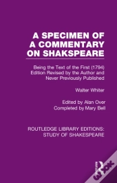 Specimen Of A Commentary On Shakspeare
