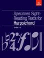 Specimen Sight-Reading Tests For Harpsichord, Grades 4-8 - Preview
