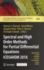 Spectral And High Order Methods For Partial Differential Equations Icosahom 2018 - Preview